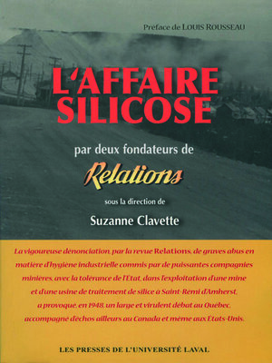 cover image of L'Affaire Silicose par deux fondateurs de Relations